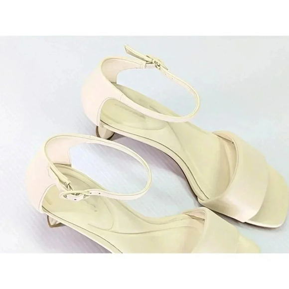 Vince Women's Pepa Ankle Strap Mid Heel Sandals Marble Cream Size 9.5 MSRP $295 - Picture 8 of 12